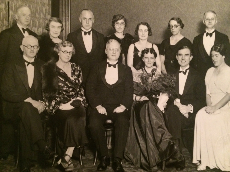 Eleanor Vachell and CNS members at the time of her CNS Presidency