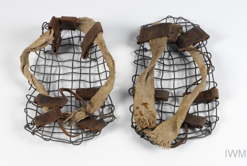 Wire sand shoes were worn by Captain A H Lee