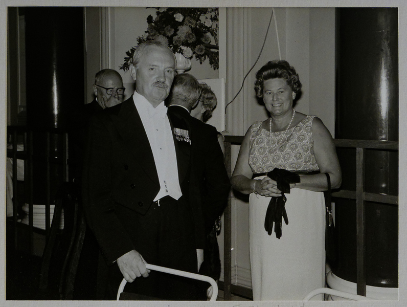 Edgar T. Shepherd and Mrs Shepherd at the Centenary Celebrations in 1967
