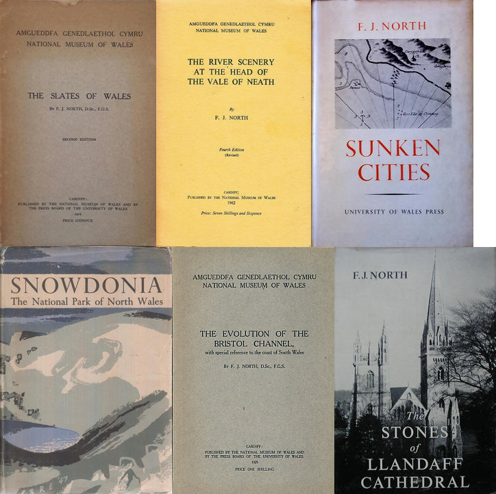 A Selection of F J North Book covers