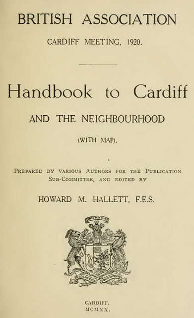 Frontspiece from the Handbook to the British Association meeting