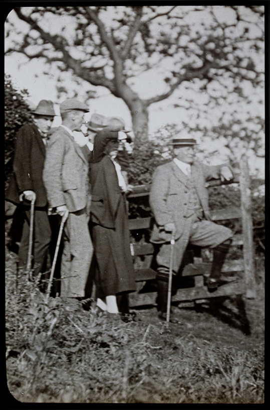 H. E. Salmon (Right) on the Wenallt 18-May-1921 from Society Archives 