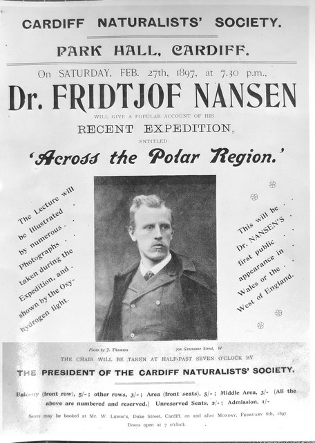 Fridtjof Nansen lecture from 1897