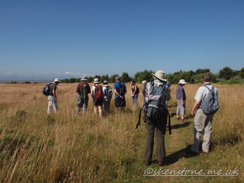 CNS members exploring the Rhoose Point reserve